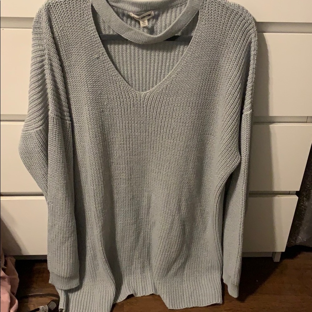 Long boutique tunic sweater